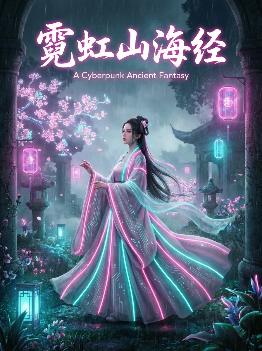 敌特在行动下载 古风奇缘短剧 - 霓虹山海经海报